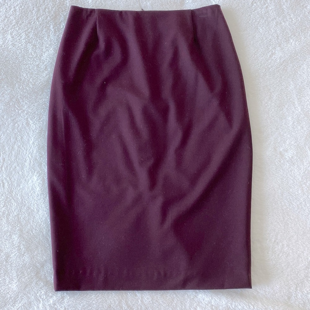 Antonio Melani Burgundy Pencil Skirt - Size 2